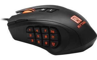 Rocketek RGB Ergonomik Makrolu Kablolu Siyah Optik Mouse
