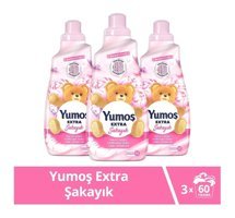 Yumoş Extra Şakayık 60 Yıkama Yumuşatıcı 3x1.44 lt