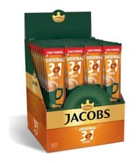 Jacobs Original 3ü1 Arada Paket Granül Kahve 40x16 gr
