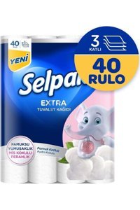 Selpak Extra 3 Katlı Kokulu 40'lı Tuvalet Kağıdı