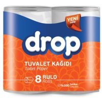 Drop 2 Katlı 8'li Tuvalet Kağıdı