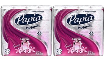 Papia 3 Katlı Kokulu Renkli 64'lü' Tuvalet Kağıdı