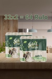 Select Nature Doğal ve Organik 2 Katlı 32'li Tuvalet Kağıdı