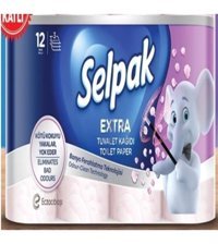 Selpak Extra 3 Katlı Kokulu Renkli 12'li Tuvalet Kağıdı