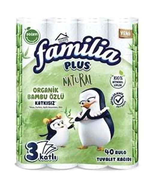 Familia Natural Bambu 3 Katlı 240'lı Tuvalet Kağıdı
