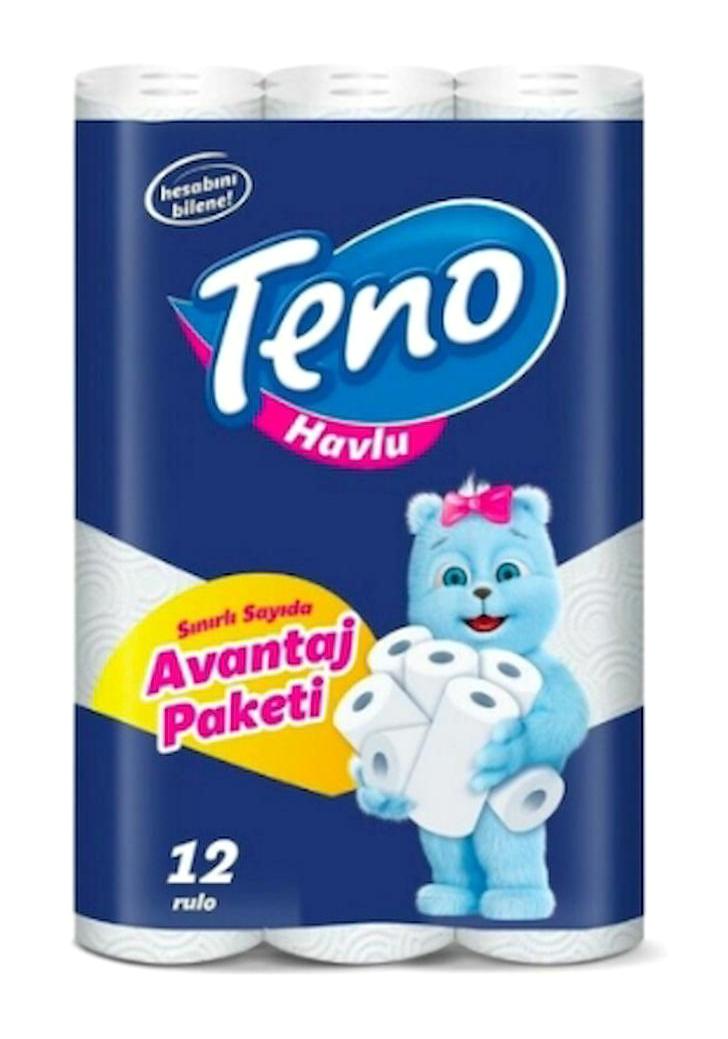 Teno 4 Katlı 4x12'li Rulo Kağıt Havlu