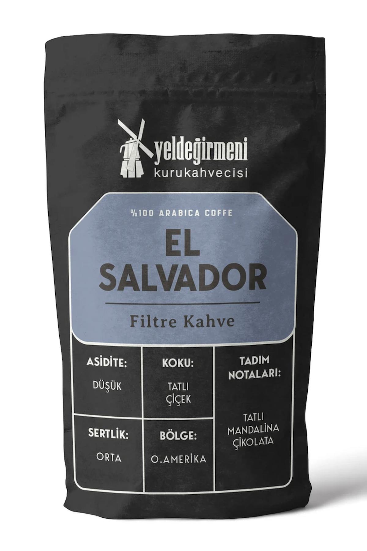 Yeldeğirmeni Kurukahvecisi Çikolata - Tatlı Mandalina Aromalı El Salvador Arabica Öğütülmüş Filtre Kahve 250 gr