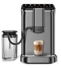 Kumtel LatteNow 1350 W Tezgah Üstü Kapsülsüz Tam Otomatik Espresso Makinesi Gri