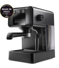 Gaggia EG2109/01 1000 W Paslanmaz Çelik Tezgah Üstü Kapsülsüz Öğütücülü Manuel Espresso Makinesi Siyah