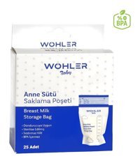 Wohler Süt Saklama Poşeti 25'li