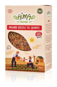 Hüma Organik Sebzeli Tel Şehriye Makarna 250 gr