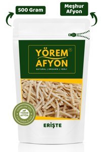 Gülçehre Meşhur Afyonkarahisar Bol Yumurtalı Ev Yapımı Erişte Makarna 500 gr