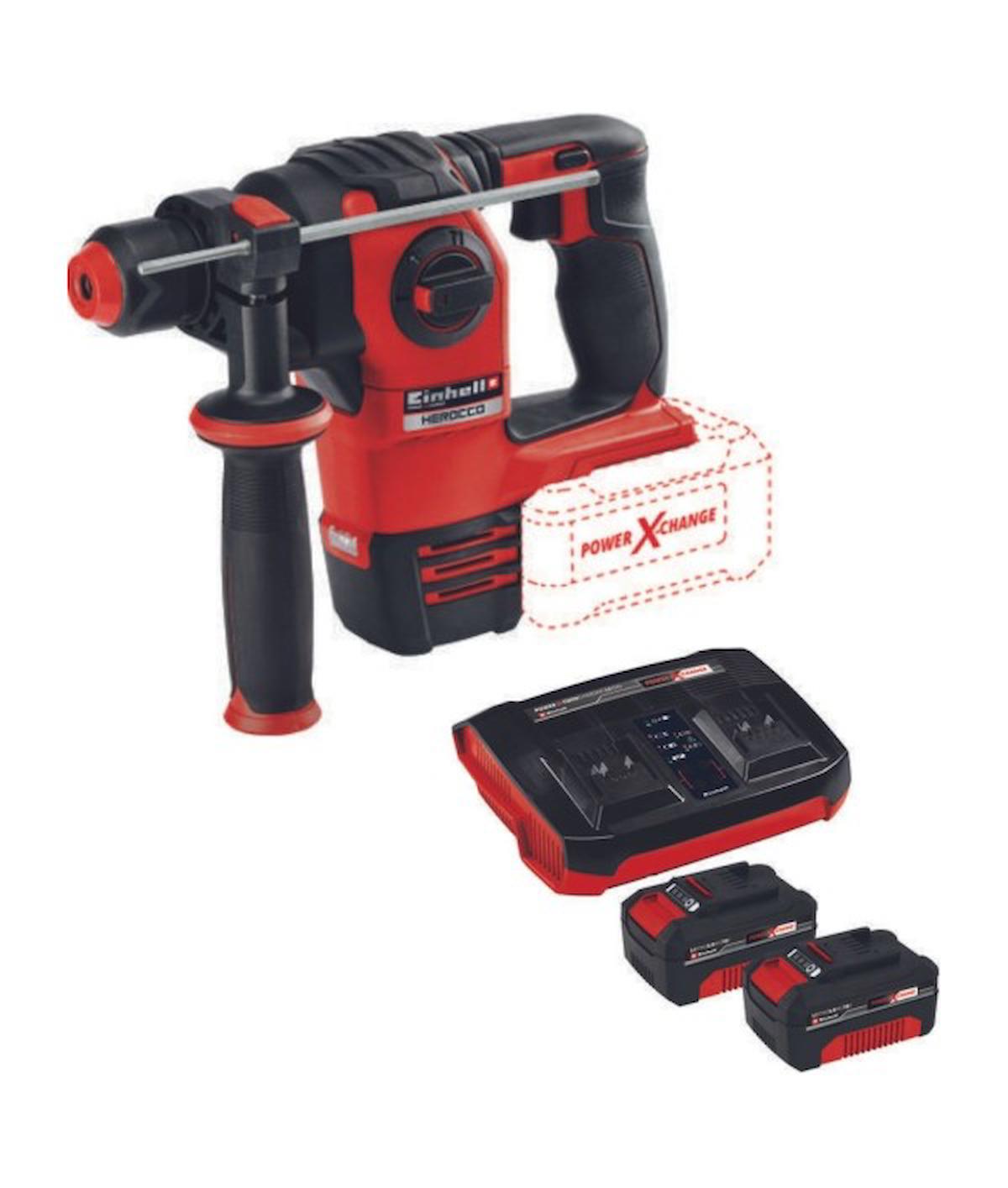 Einhell Herocco 650 W 5500 darbe/dk 2.1 kg Akülü Şarjlı Kırıcı Delici Matkap