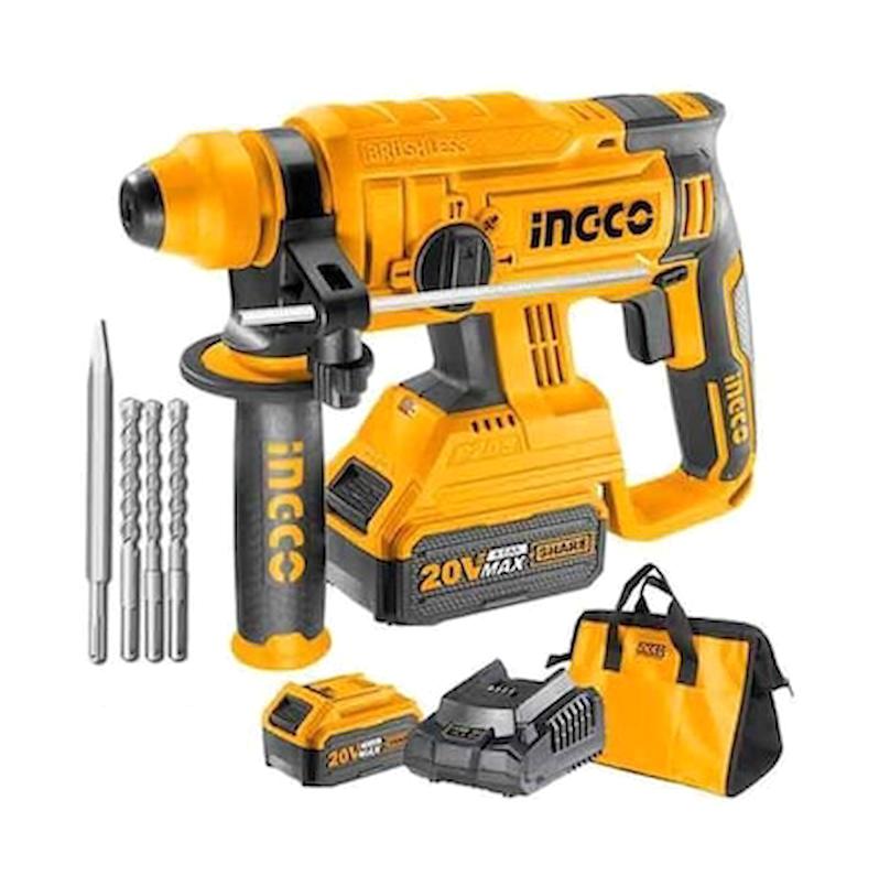 Ingco 150 W 1950 darbe/dk Akülü Şarjlı Kırıcı Delici Matkap