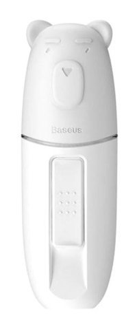 Baseus 400 mAH Tüm Ciltler İçin Tek Başlıklı Buharlı Pilli Titreşimli Yüz Temizleme Cihazı Beyaz