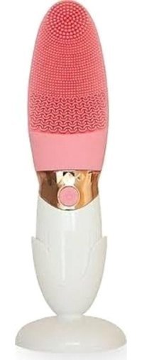 Dopagu 400 mAH Tüm Ciltler İçin Tek Başlıklı Silikon Pilli Titreşimli Yüz Temizleme Cihazı Pembe