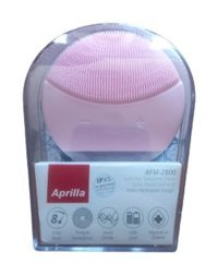 April May Afm 2800 400 mAH Tüm Ciltler İçin Tek Başlıklı Fırçalı Silikon Pilli Titreşimli Vakumlu Yüz Temizleme Cihazı Pembe