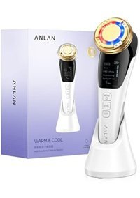 Anlan 400 mAH Tüm Ciltler İçin Tek Başlıklı Pilli Titreşimli Vakumlu Yüz Temizleme Cihazı Beyaz