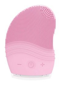 Polosmart Tüm Ciltler İçin Tek Başlıklı Silikon Şarjlı Titreşimli Yüz Temizleme Cihazı Pembe