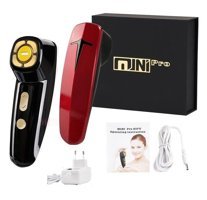 Mini Hifu Tüm Ciltler İçin Tek Başlıklı Şarjlı Titreşimli Yüz Temizleme Cihazı Kırmızı-Siyah