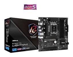 Asrock PG Lightning B760M LGA1700 Soket DDR5 7200 MHz Overclock Micro ATX Intel Uyumlu Anakart
