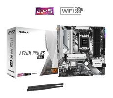 Asrock Pro RS A620 AM5 Soket DDR5 7200 MHz PCIe 4.1 Wi-Fi Micro ATX AMD Uyumlu Anakart