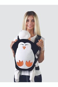 Refa Collection Penguen Desenli 12 kg Kapasiteli Kanguru Siyah