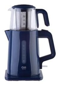 Cvs DN 1540 Tea Me Cam Demlikli 1800 W Plastik Gövdeli Lacivert Çay Makinesi
