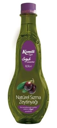 Komili Soğuk Sıkım Pet Sızma Zeytinyağı 4x500 ml