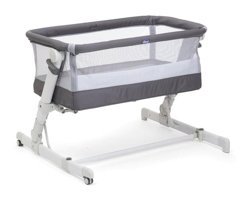 Chicco Pop Up Metal 20 kg Dikdörtgen Tekerlekli Katlanır Sallanan Anne Yanı Beşik Antrasit