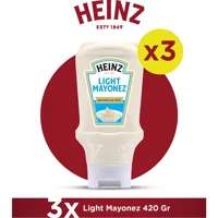 Heinz Light Mayonez 3x420 gr