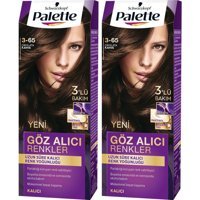 Palette Göz Alıcı 3.65 Çikolata Kahve Amonyaksız Krem Saç Boyası 2x99 ml