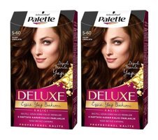 Palette Deluxe 5.60 Sıcak Çikolata Amonyaksız Krem Saç Boyası 2x99 ml