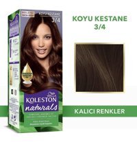 Wella Koleston Naturals 3.4 Koyu Kestane Organik Krem Saç Boyası 50 ml