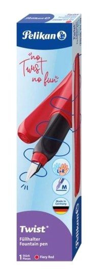 Pelikan Twist P457 Pistonlu Kauçuk Doldurulabilir M Uç Sarı Dolma Kalem