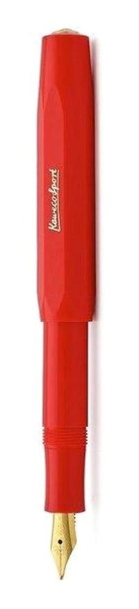 Kaweco Klasik Sport 10001147 Kartuşlu-Pistonlu Akrilik Doldurulabilir Altın Kaplama M Uç Dolma Kalem