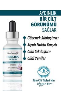 Embeauty Cilt Yenileyici Siyah Nokta Karşıtı Leke Giderici Sıkılaştırıcı Serum Şişe Yüz Peelingi 50 ml