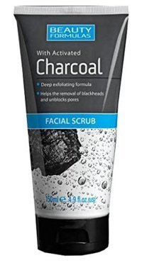 Beauty Formulas Charcoal Facial Scrub Siyah Nokta Karşıtı Jel Paket Yüz Peelingi 150 ml