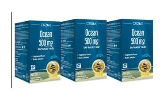 Ocean Orzax Omega 3 Kapsül 500 mg 3x60 Adet