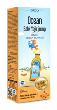 Orzax Ocean Omega 3 Şurup 150 ml 1 Adet