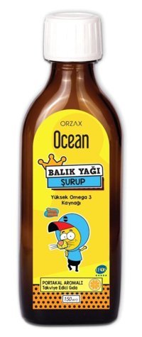 Ocean Portakallı Omega 3 Şurup 150 ml 1 Adet