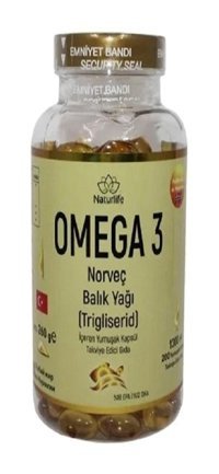 Naturlife Norveç Omega 3 Kapsül 1300 mg 200 Adet