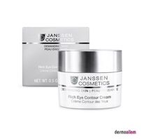 Janssen Cosmetics Rich Eye Tüm Ciltler için Göz Çevresi Krem Kavanoz 15 ml