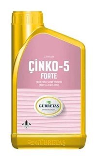 Gübretaş Çinko-5 Çinko Bitki Toprak-Yaprak Sıvı Gübre 1 lt
