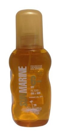 Sunmarine Havuç Yağı Yoğun Tüm Vücut İçin Güneşsiz Bronzlarştırıcı Yağ 200 ml