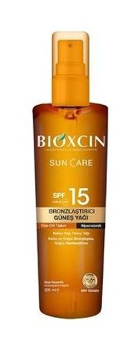 Bioxcin Sun Care Yoğun 15 Faktör Tüm Vücut İçin Bronzlaştırıcı Yağ 200 ml