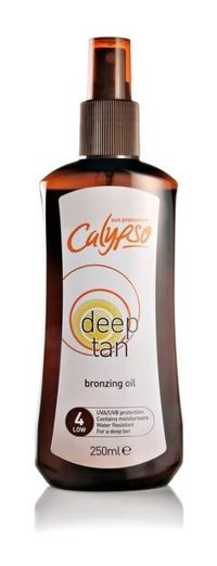 Calypso Deep Tan Yoğun 4 Faktör Tüm Vücut İçin Bronzlaştırıcı Yağ 250 ml