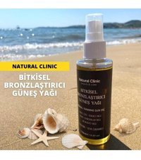 Natural Clinic Bitkisel Yoğun Tüm Vücut İçin Güneşsiz Bronzlarştırıcı Yağ 150 ml