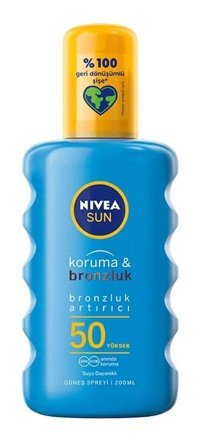Nivea Sun Yoğun 50 Faktör Tüm Vücut İçin Bronzlaştırıcı Sprey 200 ml