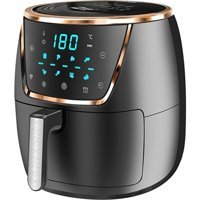 Lebeigo Airfryer 6 lt Tek Hazneli Yağsız Sıcak Hava Fritözü Siyah